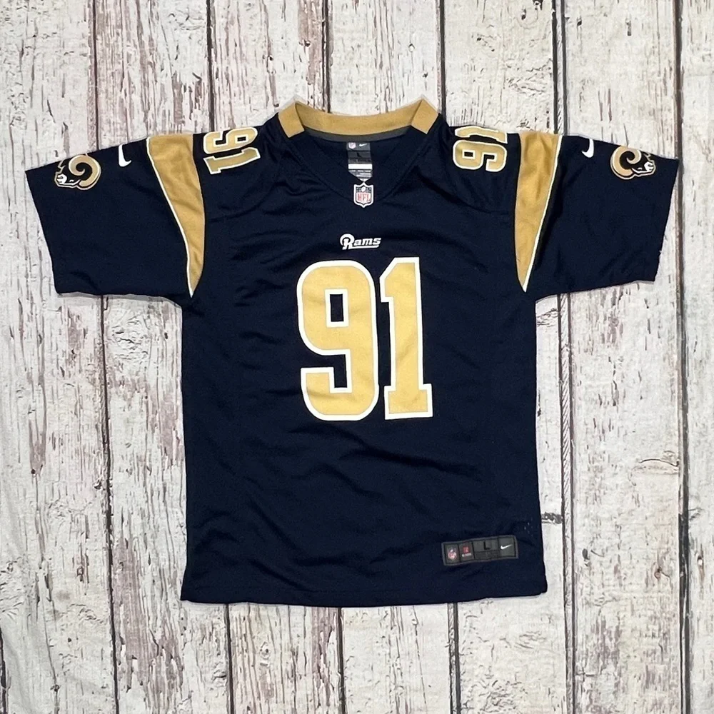 Boys Kids Chris Long St. Louis Rams NFL Football Nike Sports Jersey